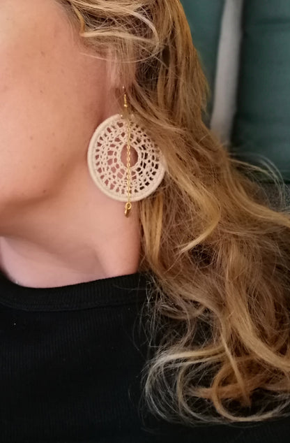 Boucles d'oreilles Sable Doré