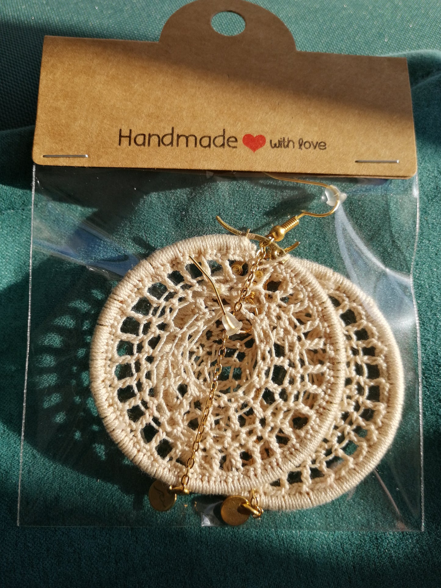 Boucles d'oreilles Sable Doré