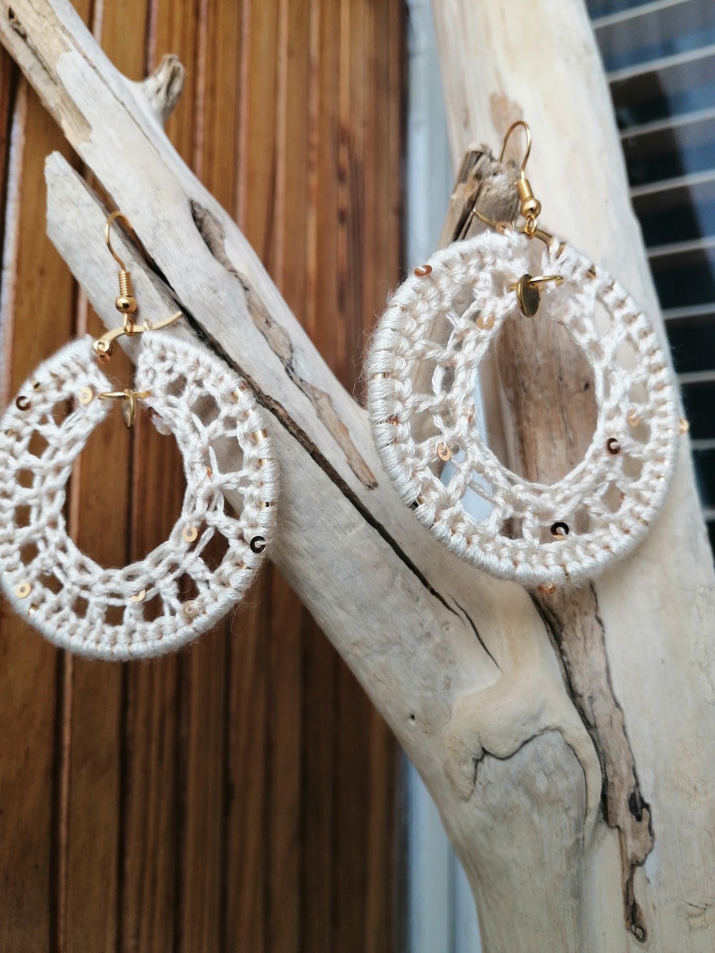 Boucles d'oreilles lumières étoilées