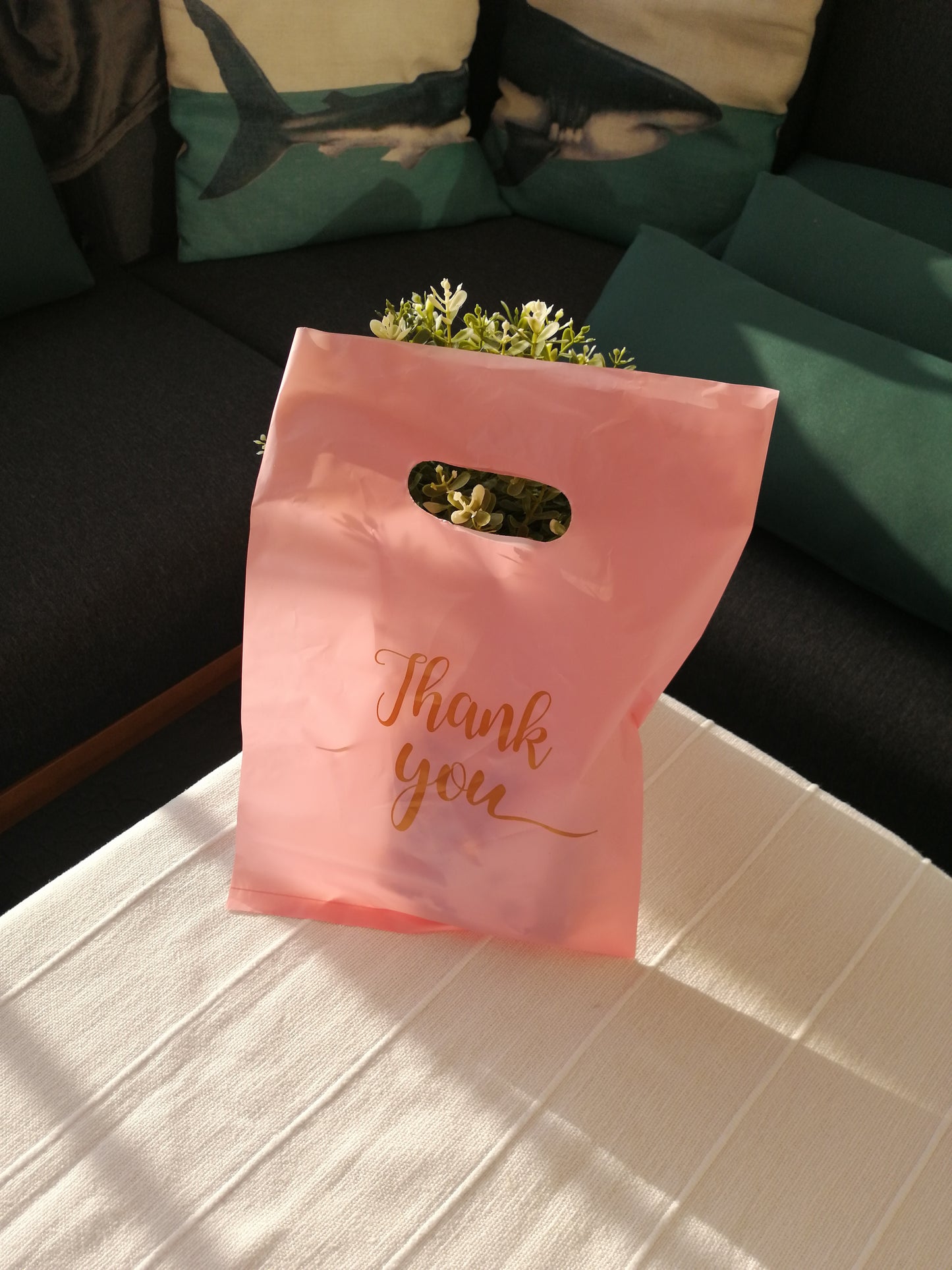 Sac platique "Thank You"