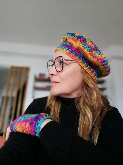 Béret et Mitaine Granny Victoria