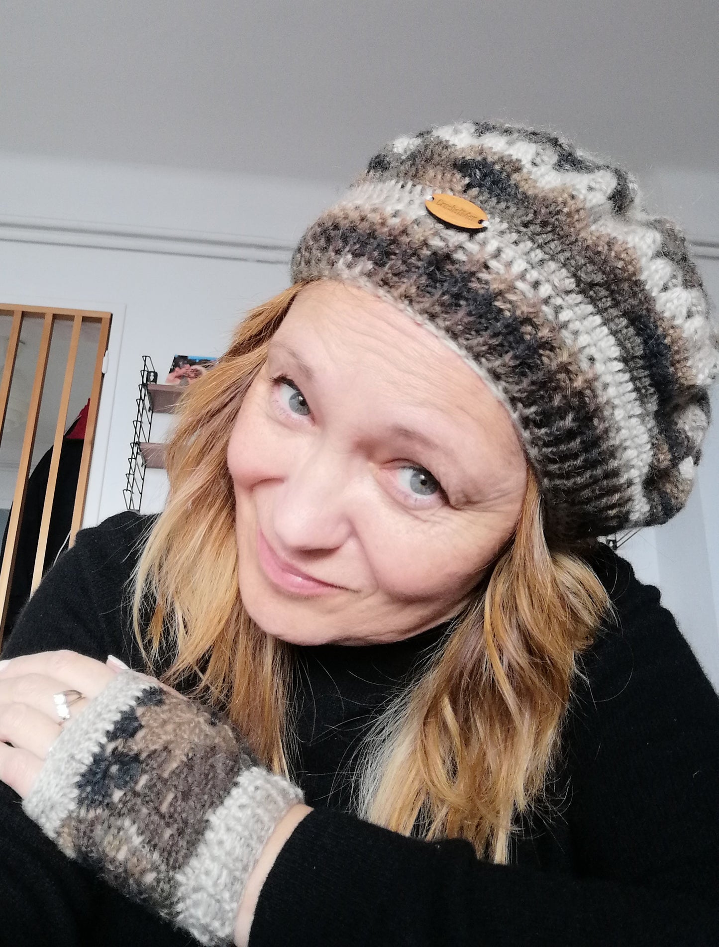 Béret et Mitaine Granny Victoria