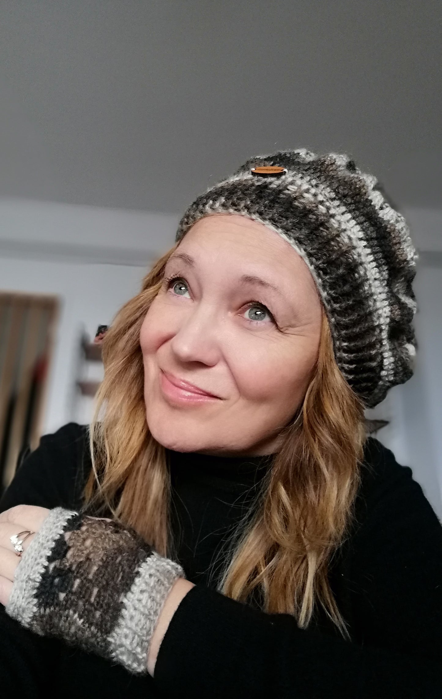 Béret et Mitaine Granny Victoria