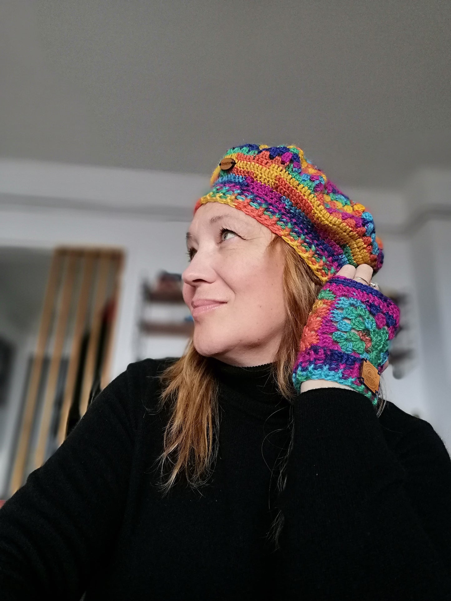 Béret et Mitaine Granny Victoria