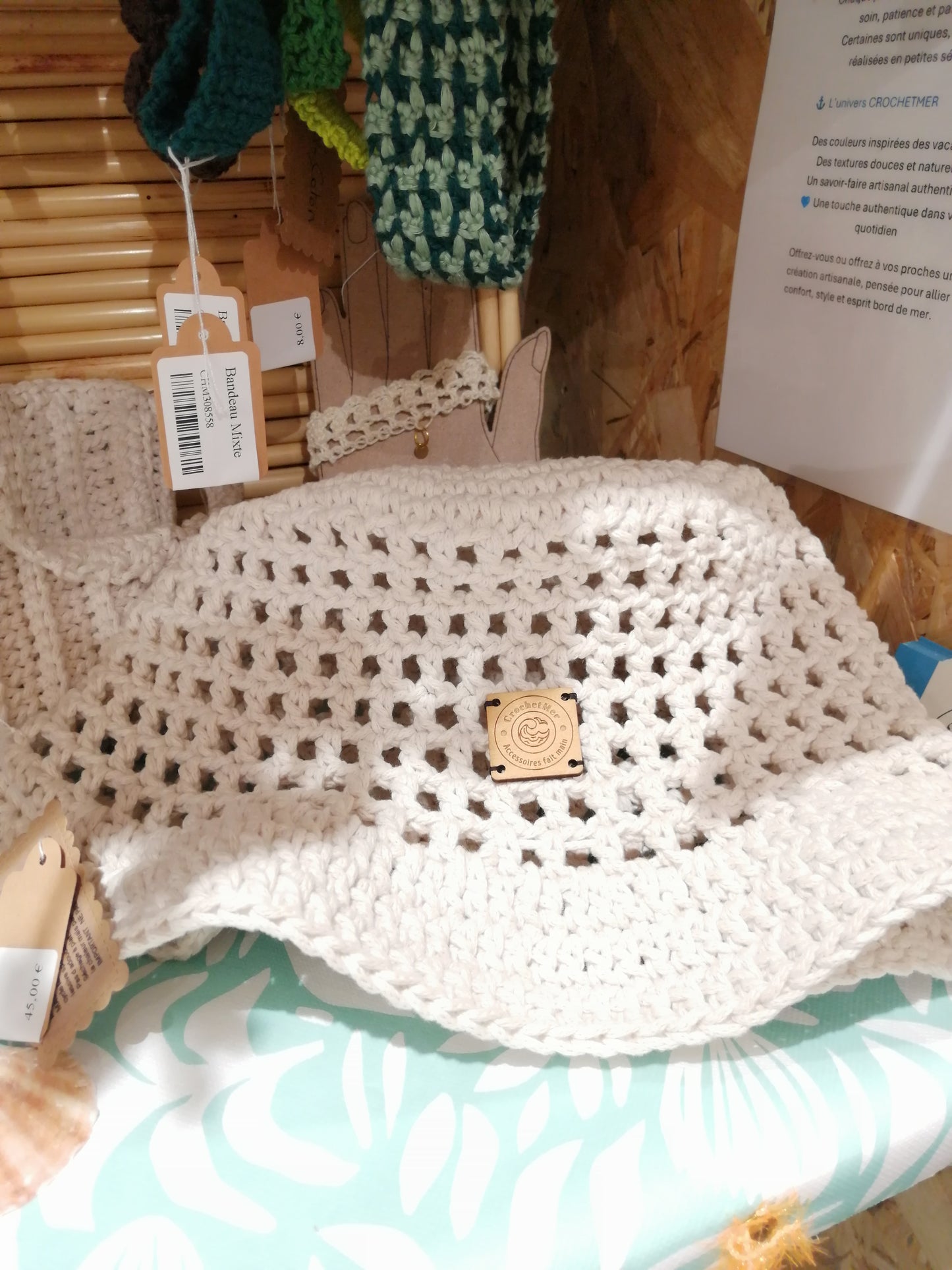 Chapeau Makoa Blanc